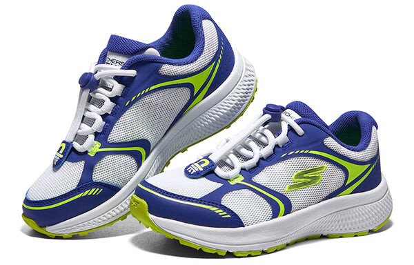 Кроссовки go run consistent 'blue white' Skechers, синий — фото 4