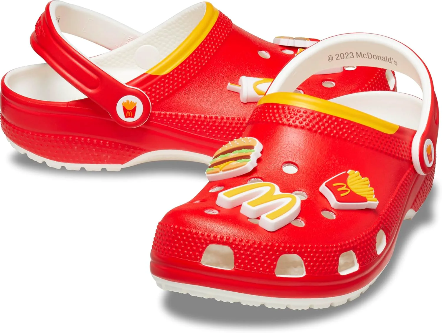 Крокс Унисекс Взрослые McDonald's X Crocs Классические Сабо, мультиколор — фото 3