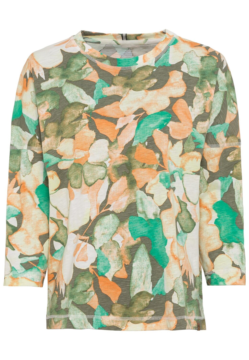 

Футболка Camel Active mit Allover Print aus Organic Cotton, оранжевый