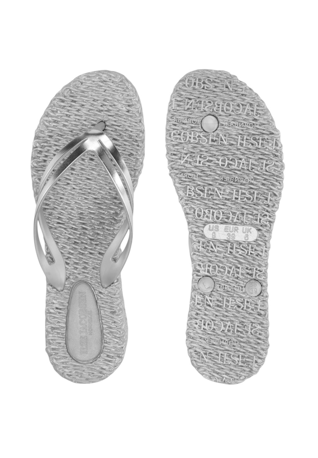 Сандалии с Т-образной застежкой CHEERFUL - Pool shoes Ilse Jacobsen, серебряный — фото 3