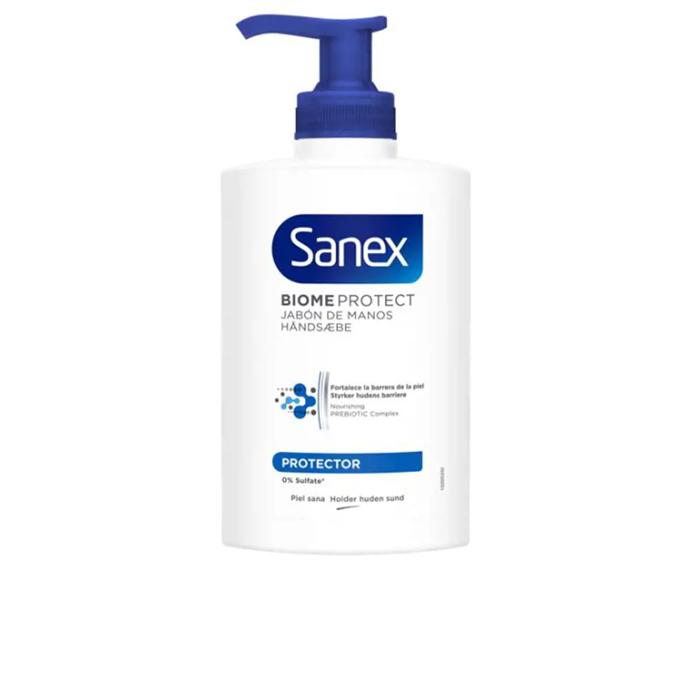 

Мыло Dermo protector jabón manos dosificador Sanex, 250 мл.