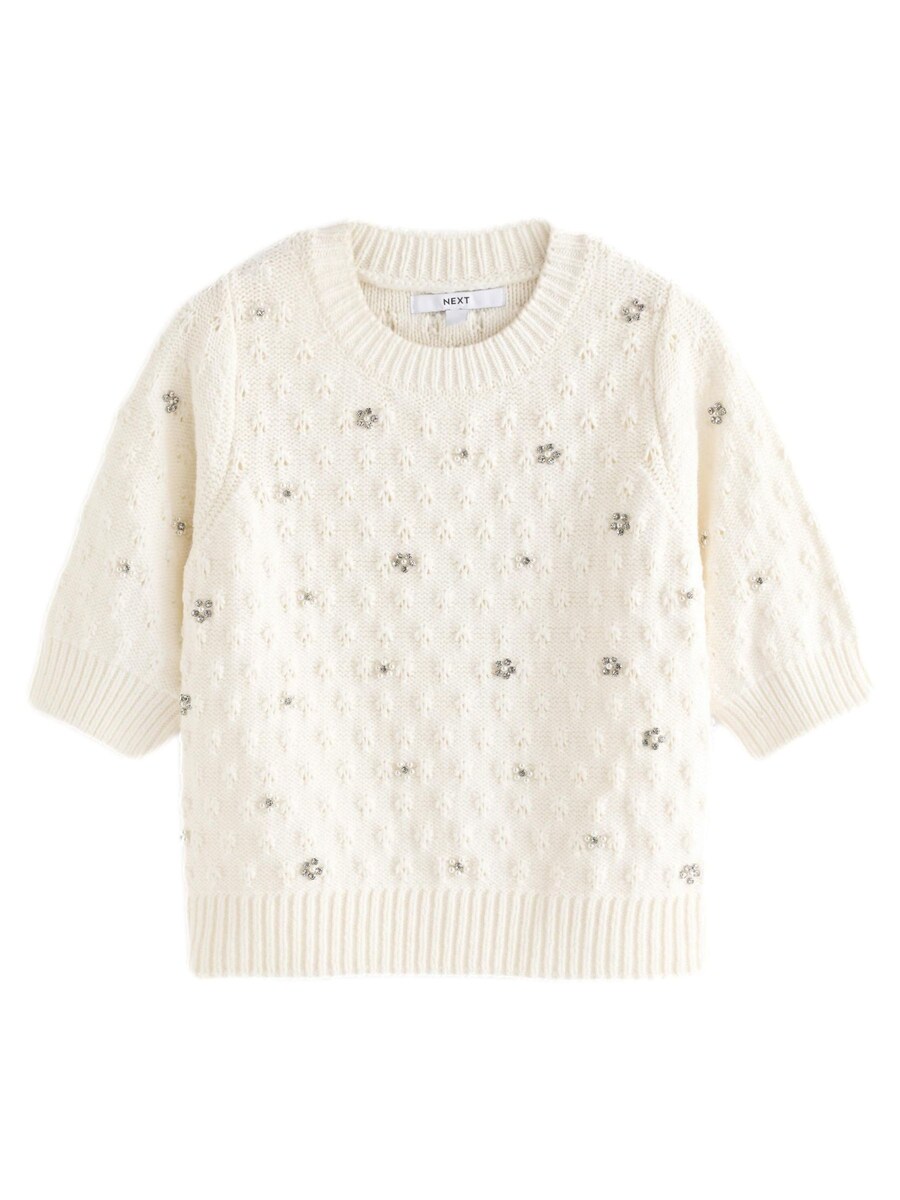 

Тонкий вязаный свитер Next Sweater, экрю