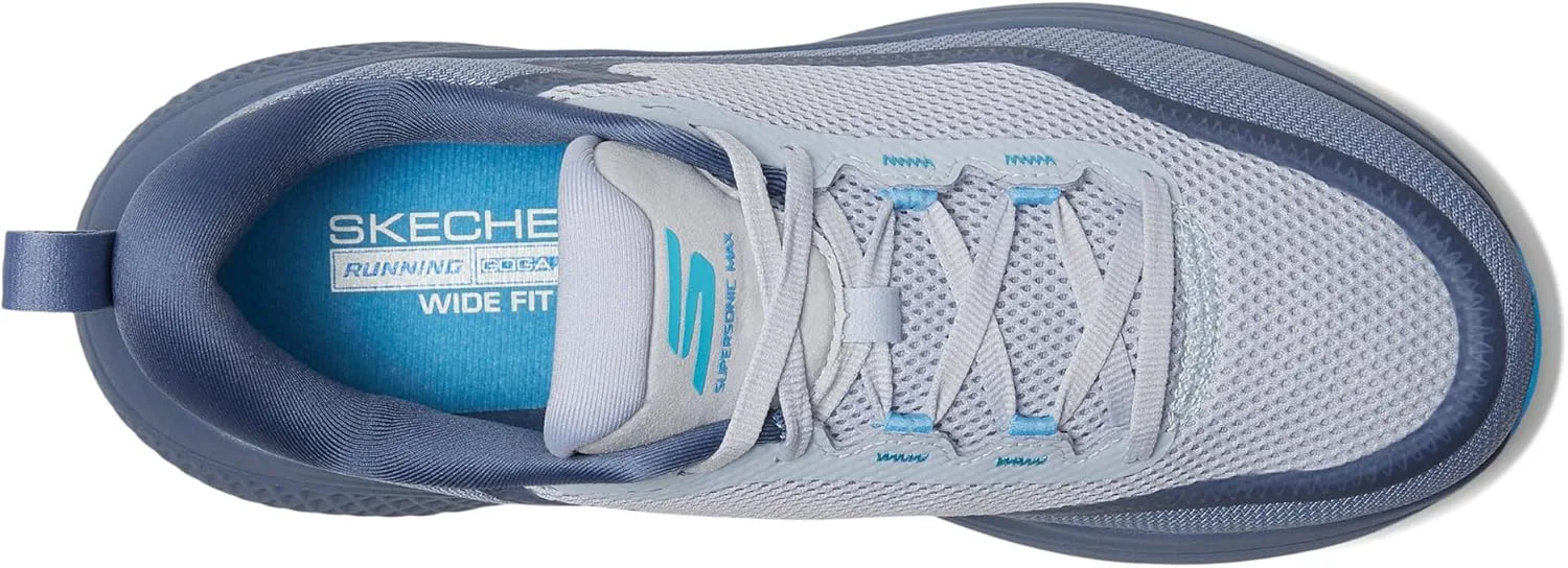 Мужские кроссовки Skechers Go Run Supersonic Max, серебряный — фото 2