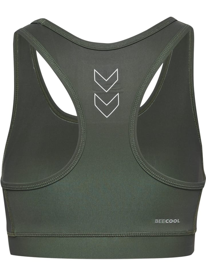 

Спортивный бюстгальтер "Te Fundamental Sports Bra" зеленого цвета Hummel