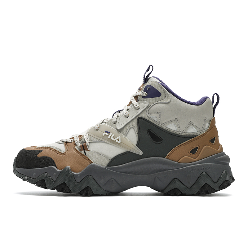 

FILA Мужские повседневные туфли Oakmont Mid Top, коричневые