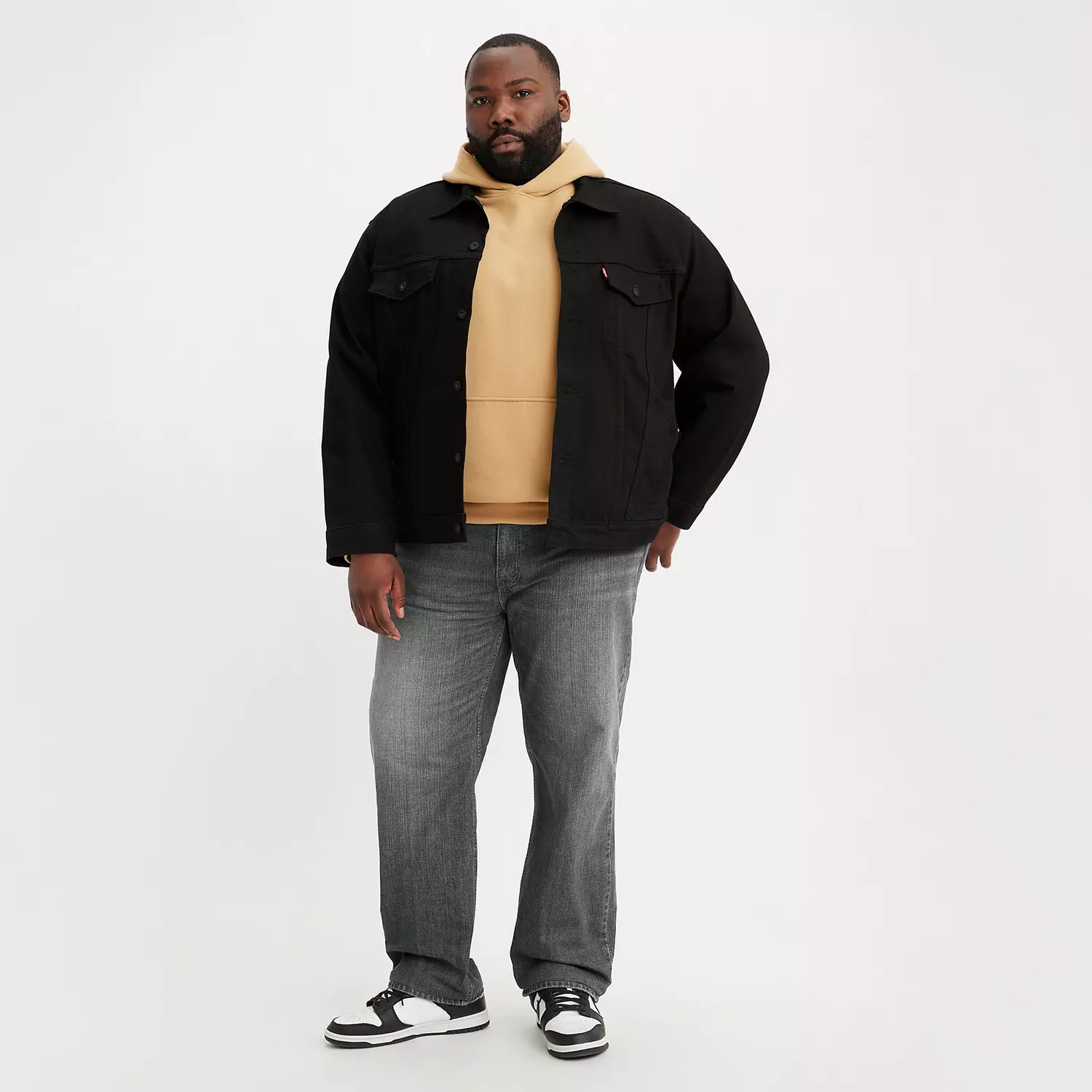 

Свободные мужские джинсы прямого кроя 559 (большие и высокие) Levi's, черный