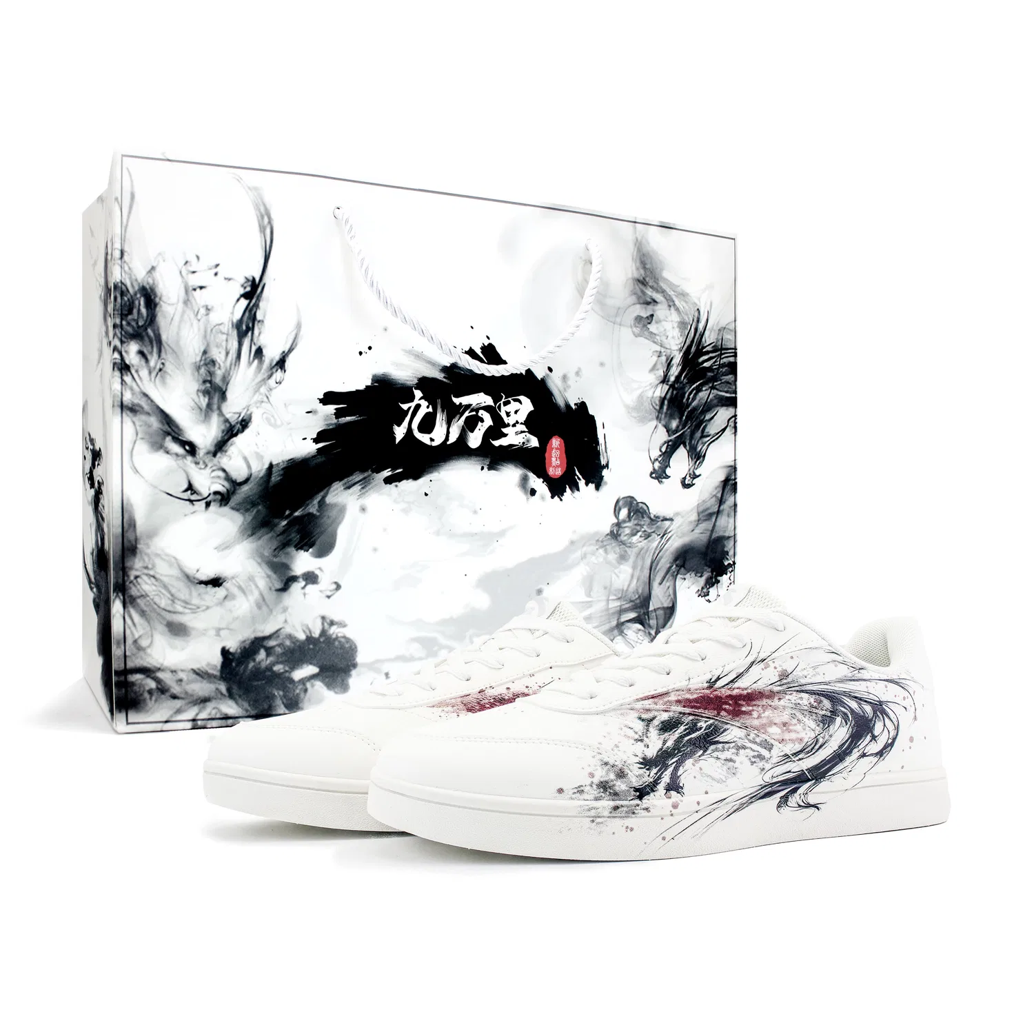 Кроссовки скейтбордические ANTA White Black
