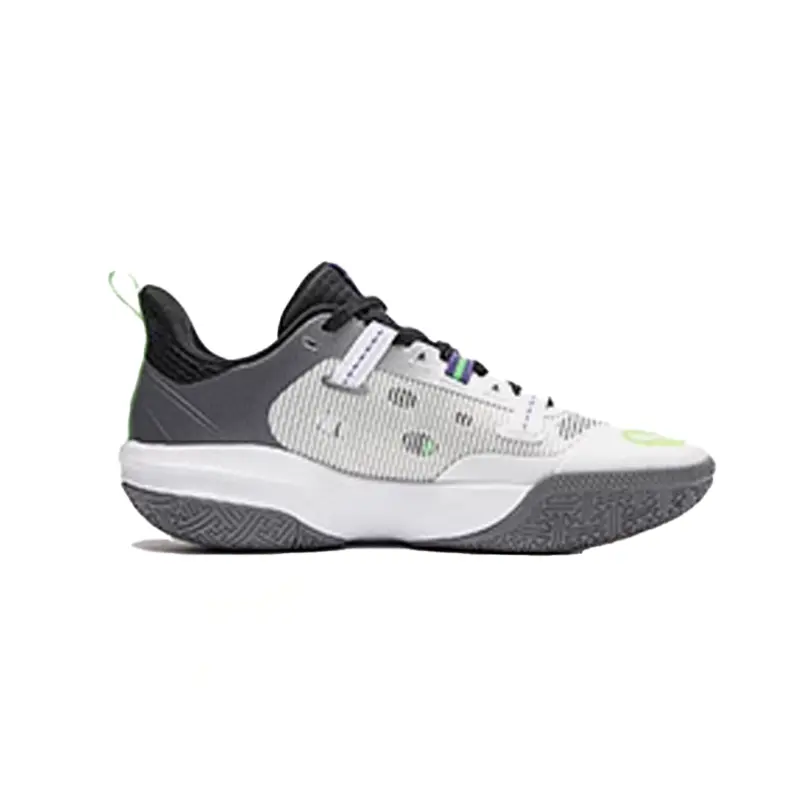 Баскетбольные кроссовки Pioneer Spirit 4 PRIMARY для детей GS Low-top белые/черные Lining Young, белый/черный — фото 3