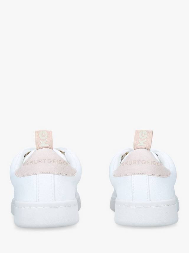 Стеганые кроссовки лайзы KG Kurt Geiger, цвет White/Pink — фото 4
