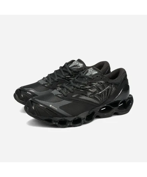Мужские/женские кроссовки для бега с мембраной Mizuno Wave Prophecy LS GTX чёрные