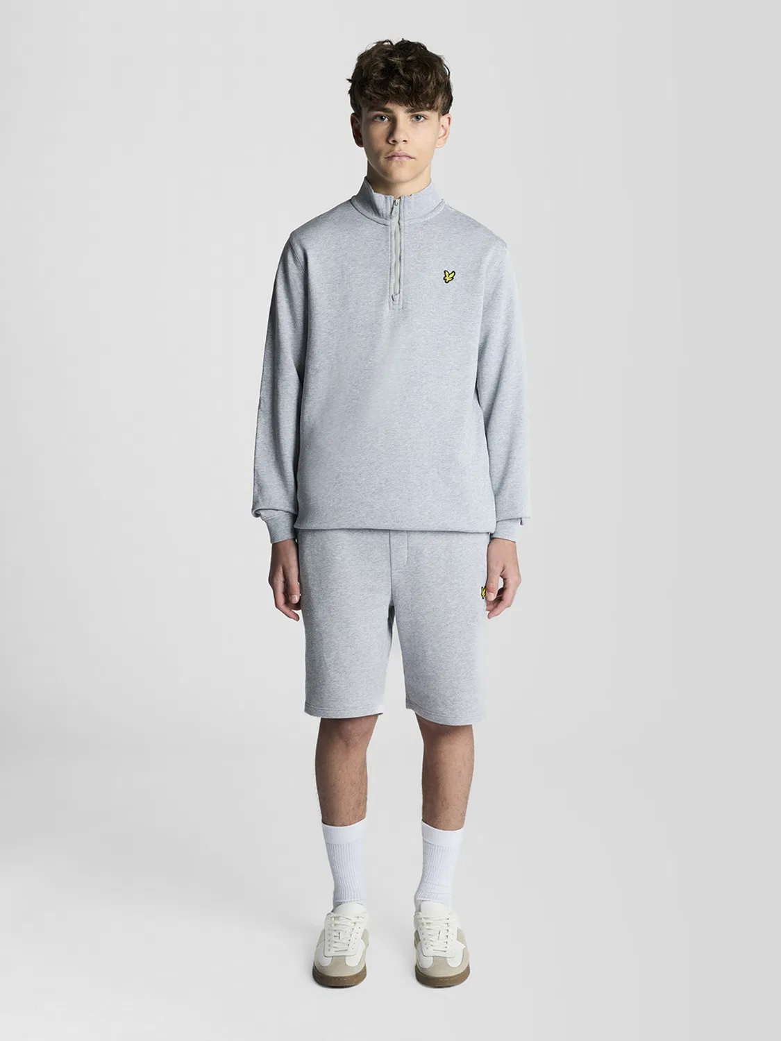 Толстовка Lyle & Scott, Mottled Grey — фото 3