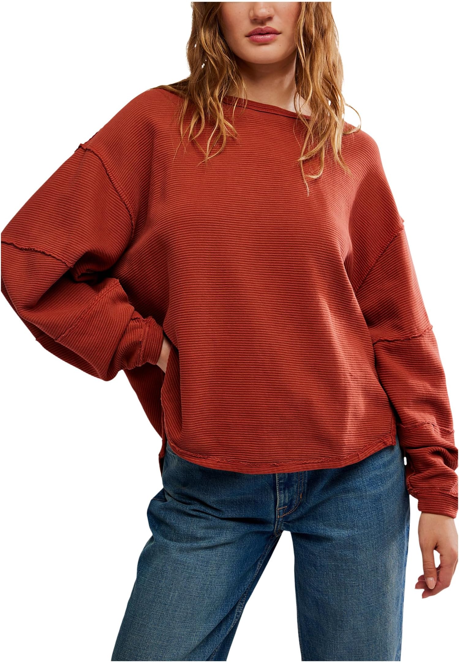 

Женская футболка We The Free Total Eclipse Free People, Spiced Rum