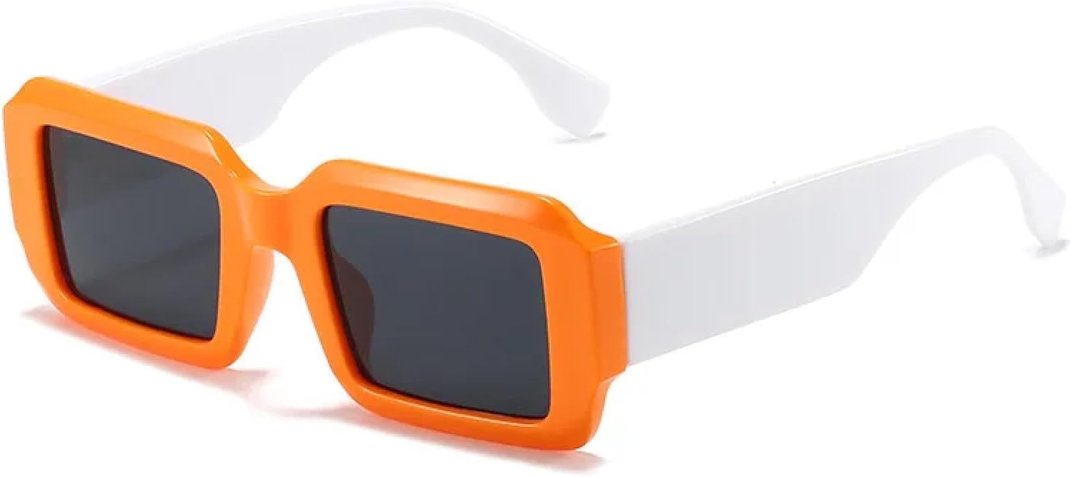 

Модные солнцезащитные очки для женщин в стиле ретро, ​​сине-зеленые оттенки, защита от УФ-излучения UV400; мужские солнцезащитные очки с заклепками и градиентным переходом цвета generic, Metal Hinge Orange