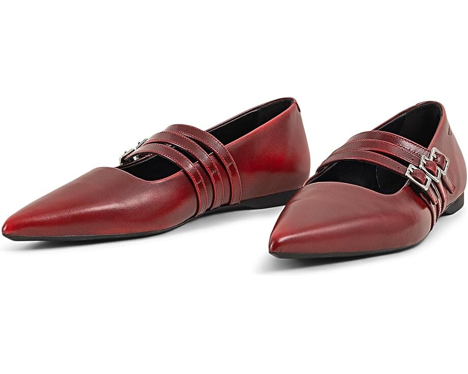 

Туфли на плоской подошве Vagabond Shoemakers Hermine Leather Triple Maryjane Flat, красный