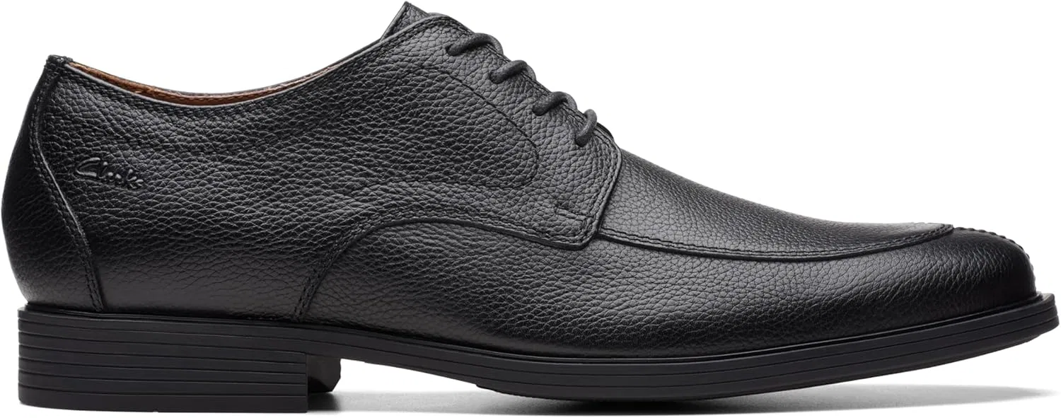 Туфли Clarks Men's Whiddon Oxford Apron, Black Milled — фото 2