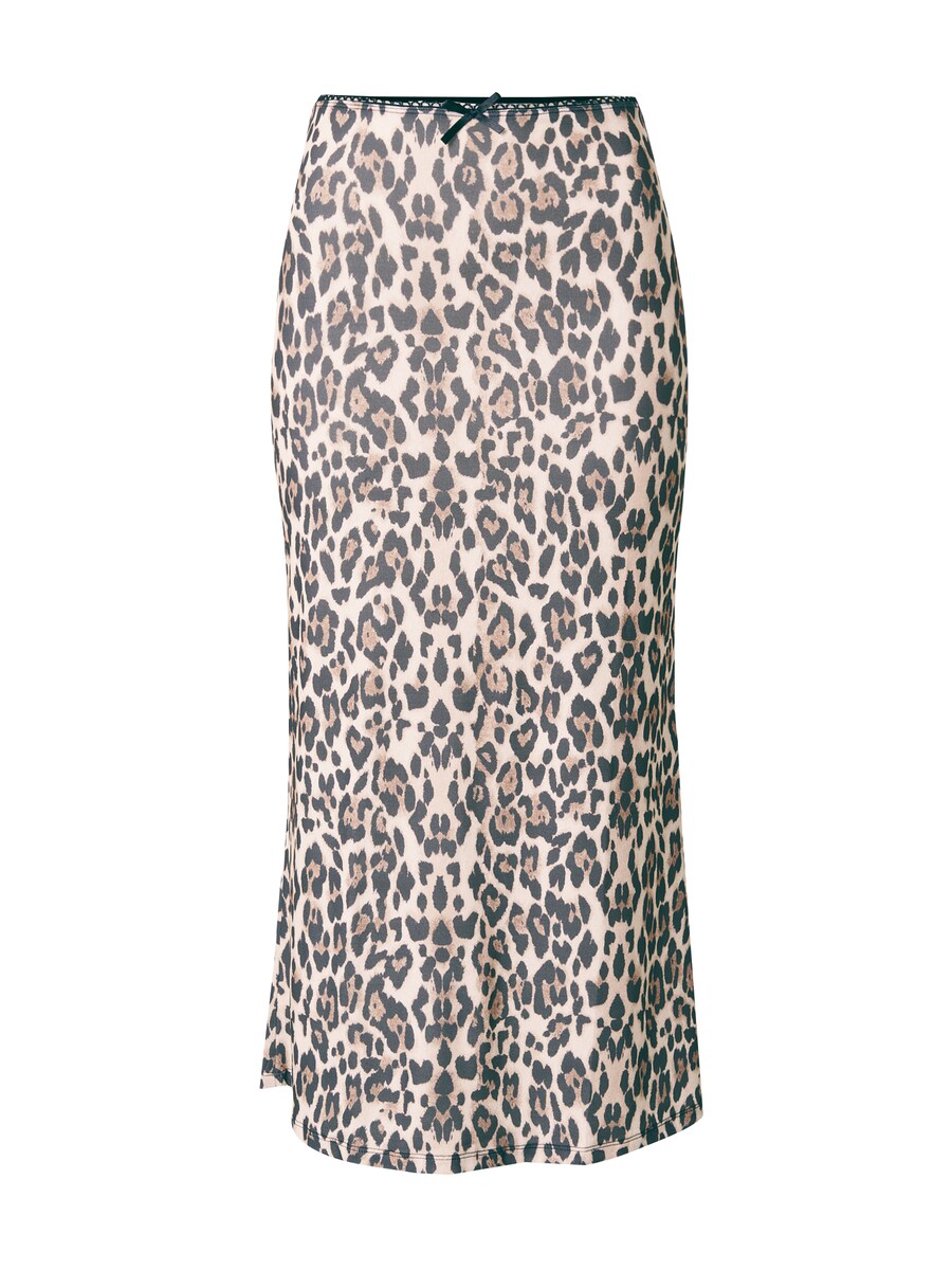 

Юбка Gina Tricot, цвет Brown/Cappuccino