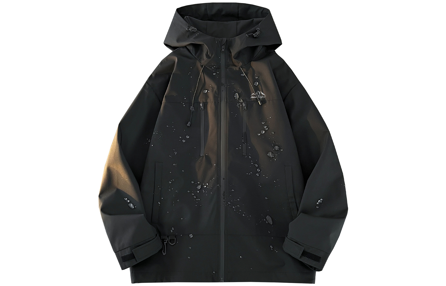 

WARRIOR Куртка Unisex из коллекции Huichao Riding The Wind, Black Waterproof Fabric