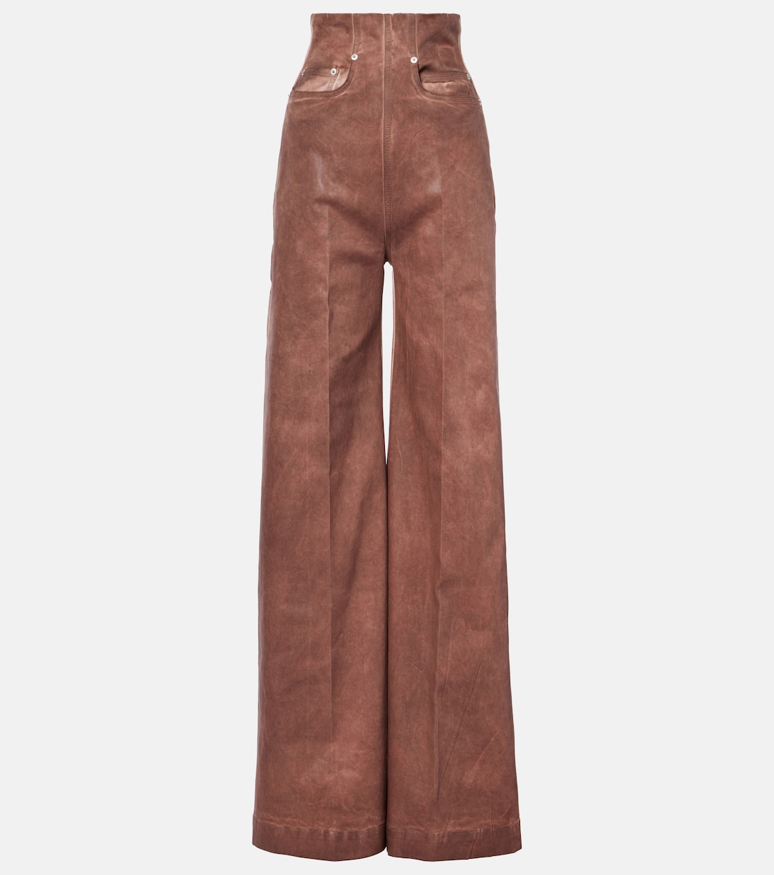 

Джинсы Dirt Cooper с высокой посадкой и широкими штанинами Rick Owens, Cooper - Terra