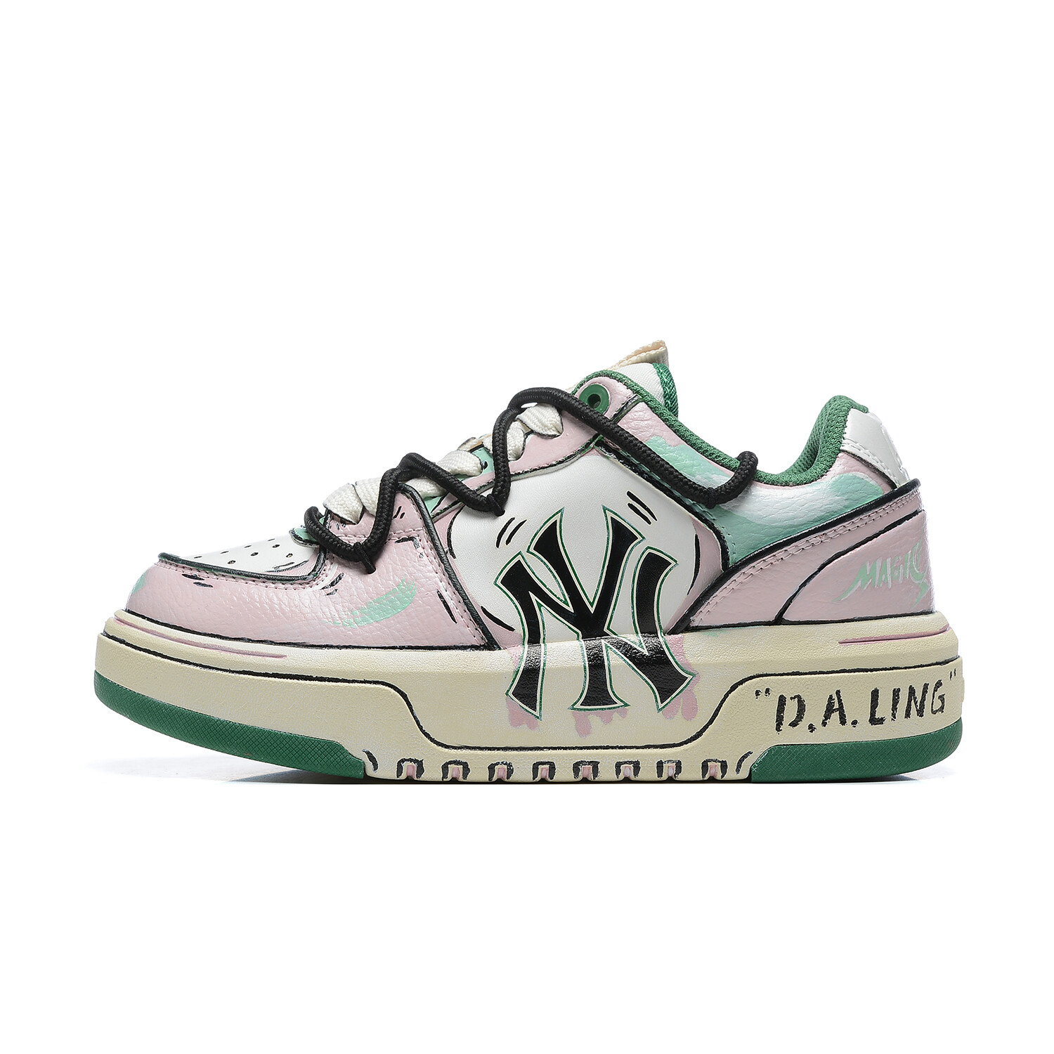 

Кроссовки MLB Chunky Liner Skateboard Shoes Unisex Low-Top White, белый