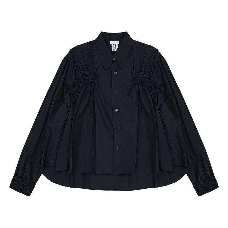 

Блуза Comme des Garçons Symmetric Wrinkle Blouse Black, черный