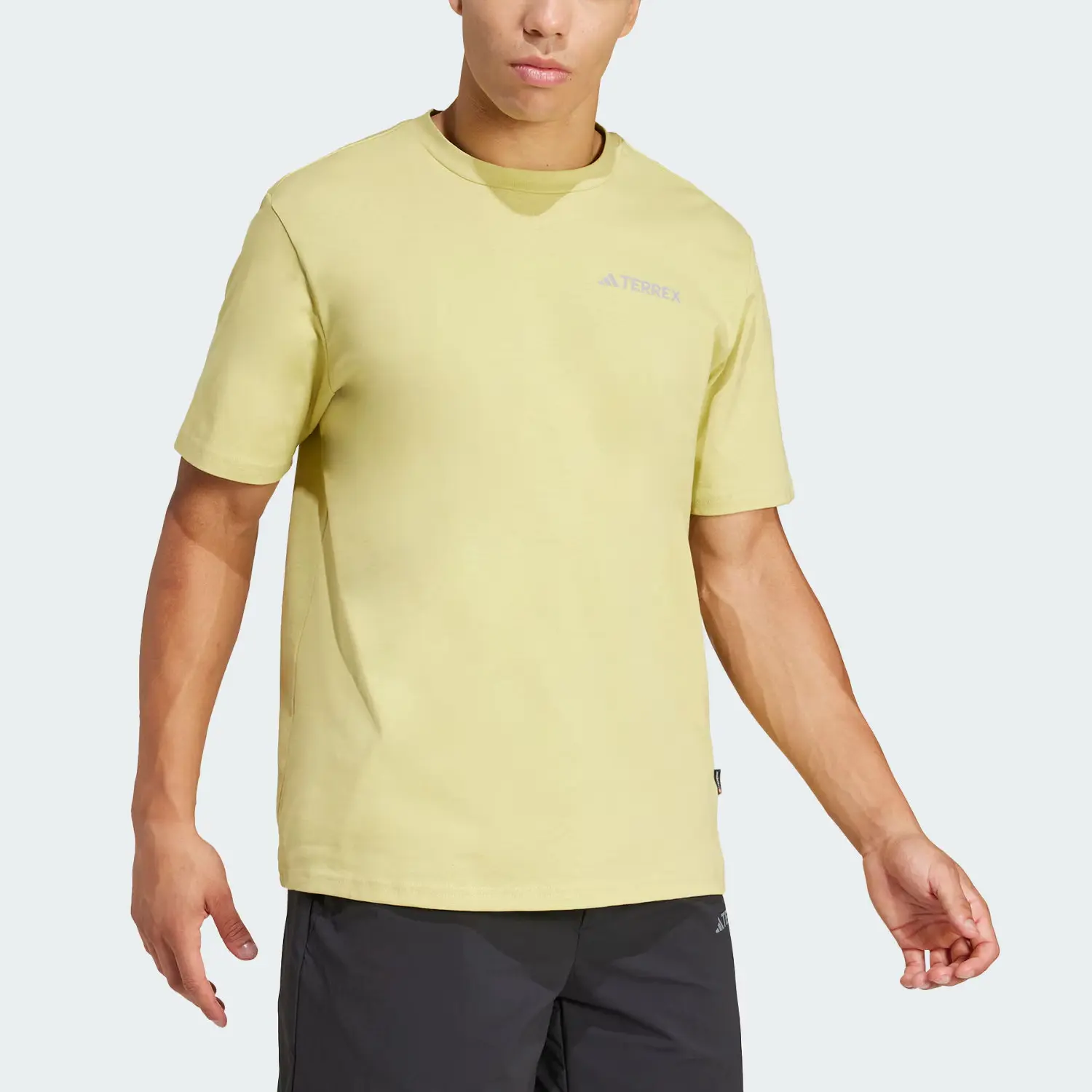 Футболка Terre POLYGIENE GRAPHIC мужская light gold Adidas, светло- золотой — фото 3