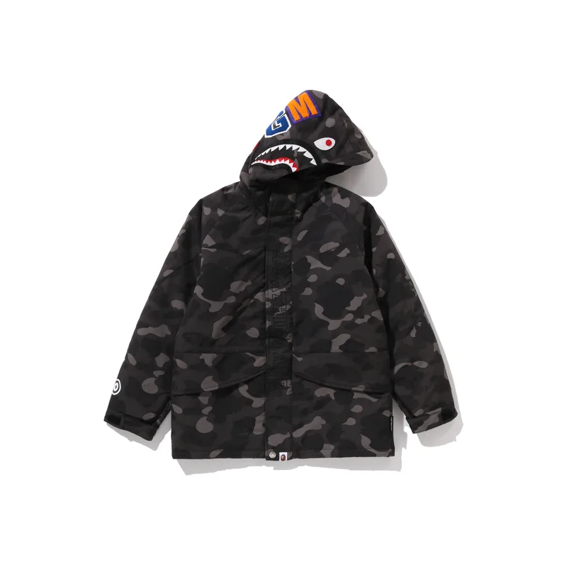 Куртка с капюшоном для школьников A BATHING APE, черный bkx