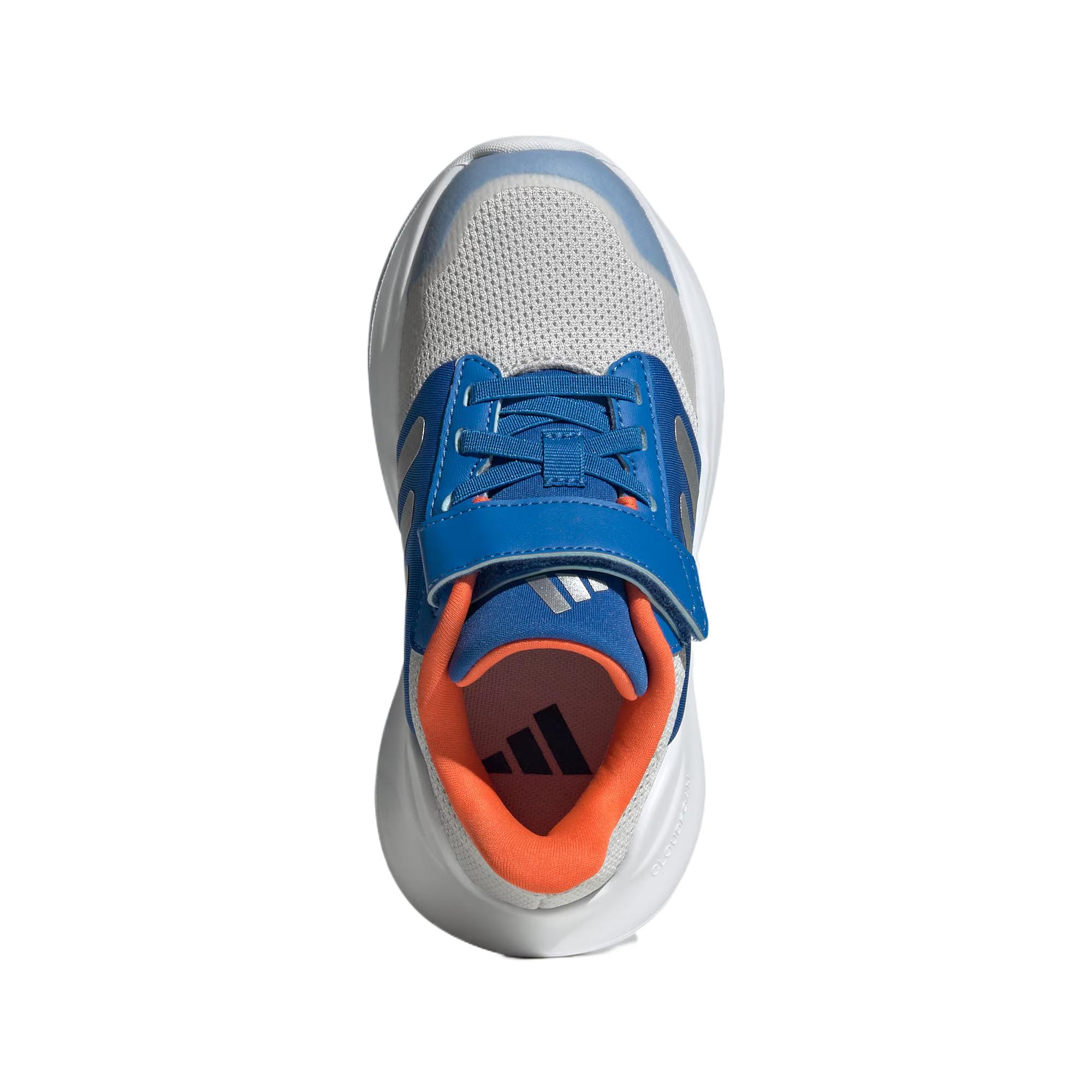 TENSAUR RUN 2.0 износостойкие низкие детские кроссовки для повседневной носки Adidas, серый/серебряный/синий — фото 3