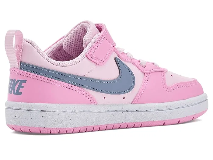 Кроссовки низкие Court Borough Low Recraft Nike Kids, Pink Foam/Ashen Slate/Pink Rise/White — фото 4
