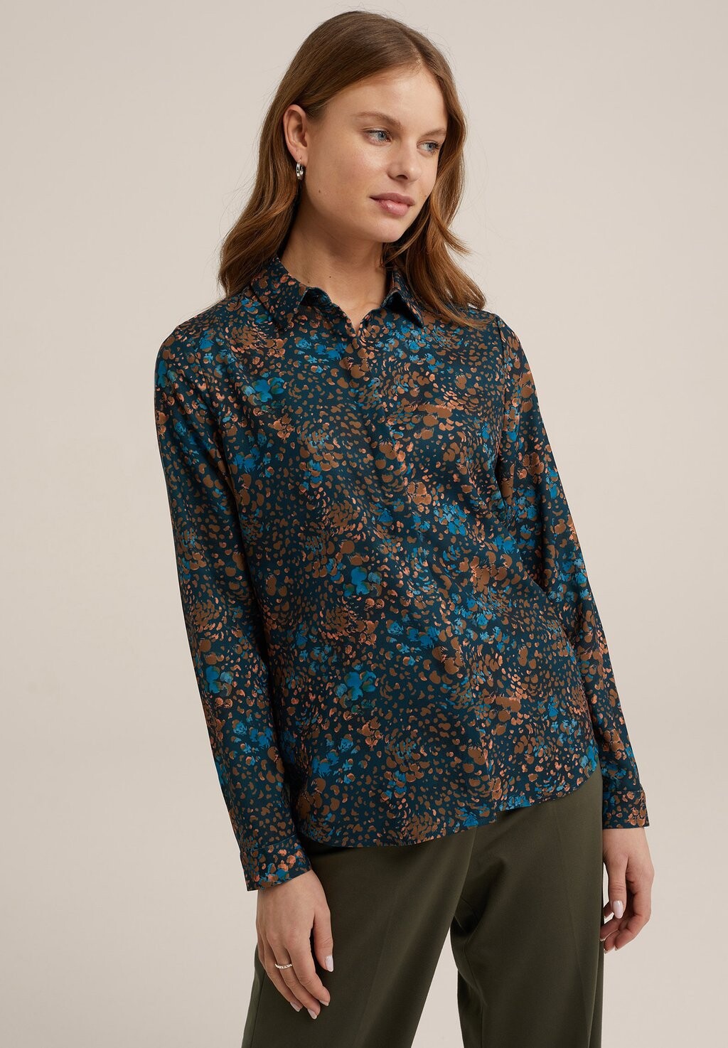 

Блузка-рубашка WE Fashion, цвет blue