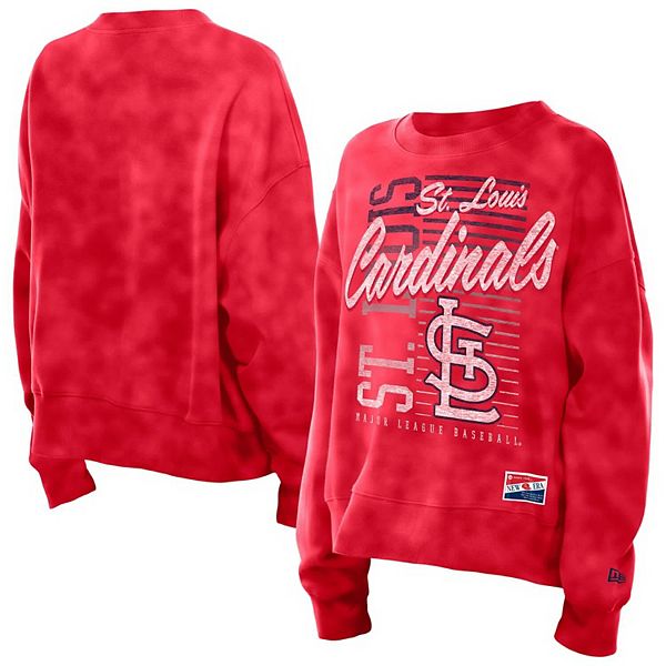 

Женский красный свитшот cropped с dolmen рукавом и эффектом mineral wash st louis cardinals New Era