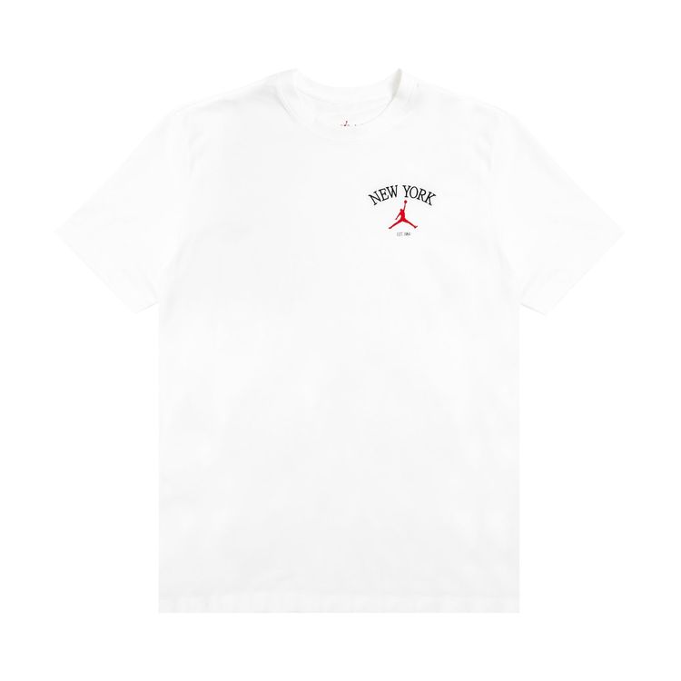 

Футболка Air Jordan New York City T-Shirt 'White', белый