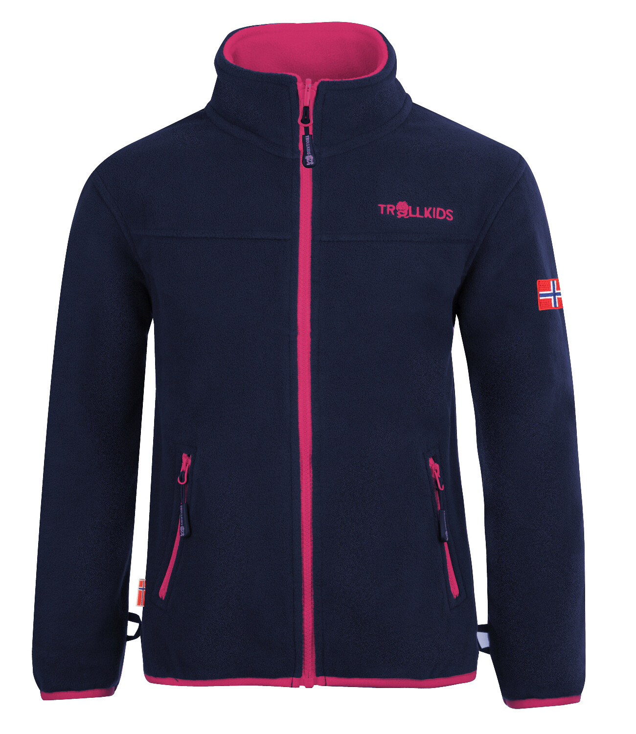 

Флисовая куртка Trollkids Fleece Jacke Oppdal XT, цвет Marineblau/Magenta