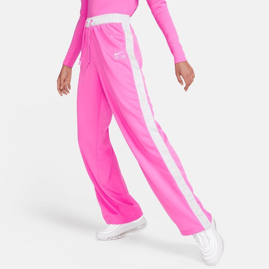 

Спортивные брюки Air со средней посадкой NIKE, цвет playful pink/photon dust