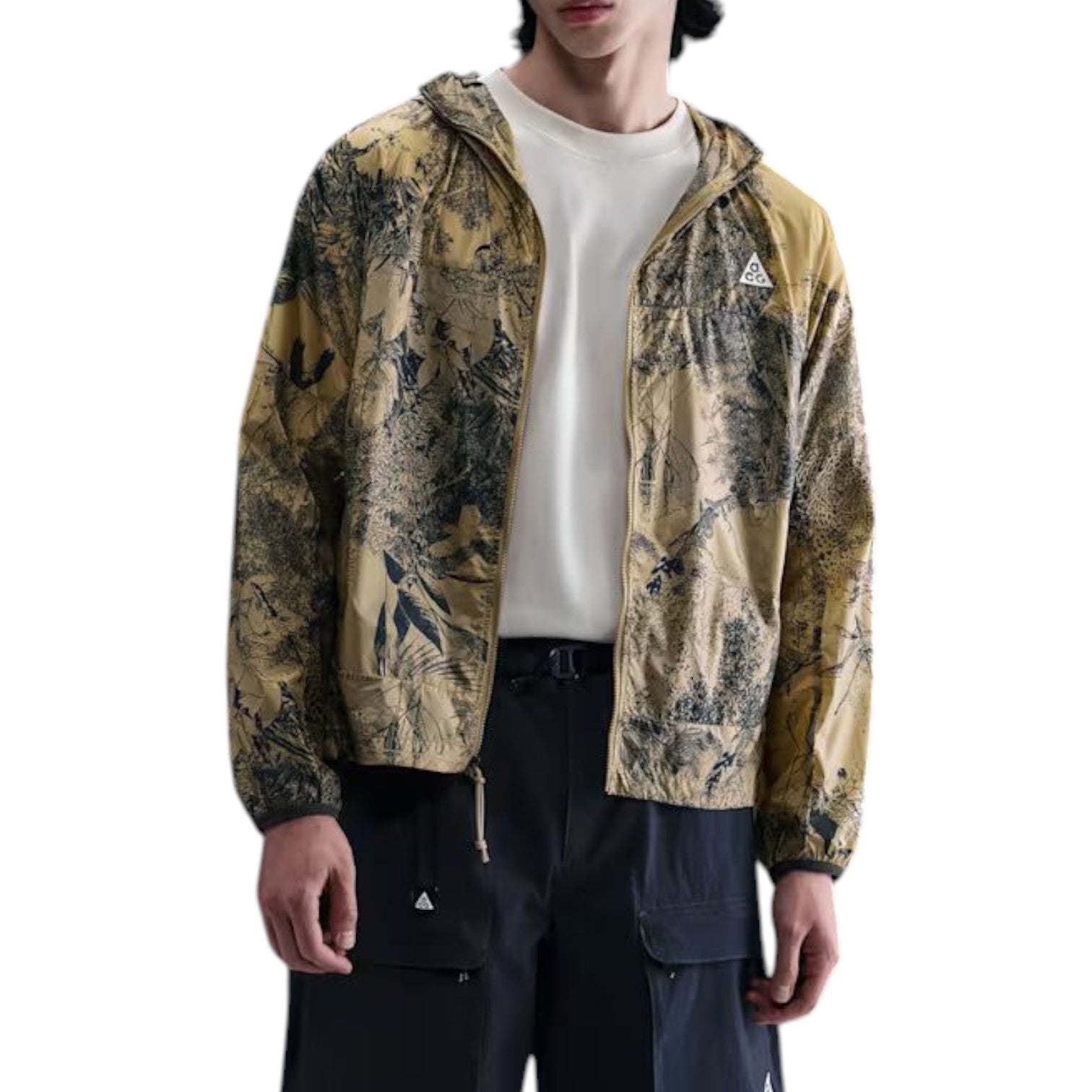 Ветрозащитная куртка Nike ACG Cinder Cone 'Parachute Beige Anthracite College Gray' — фото 2