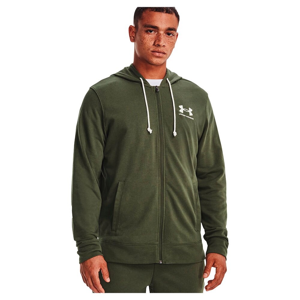 

Толстовка Under Armour Rival Terry Full Zip, зеленый