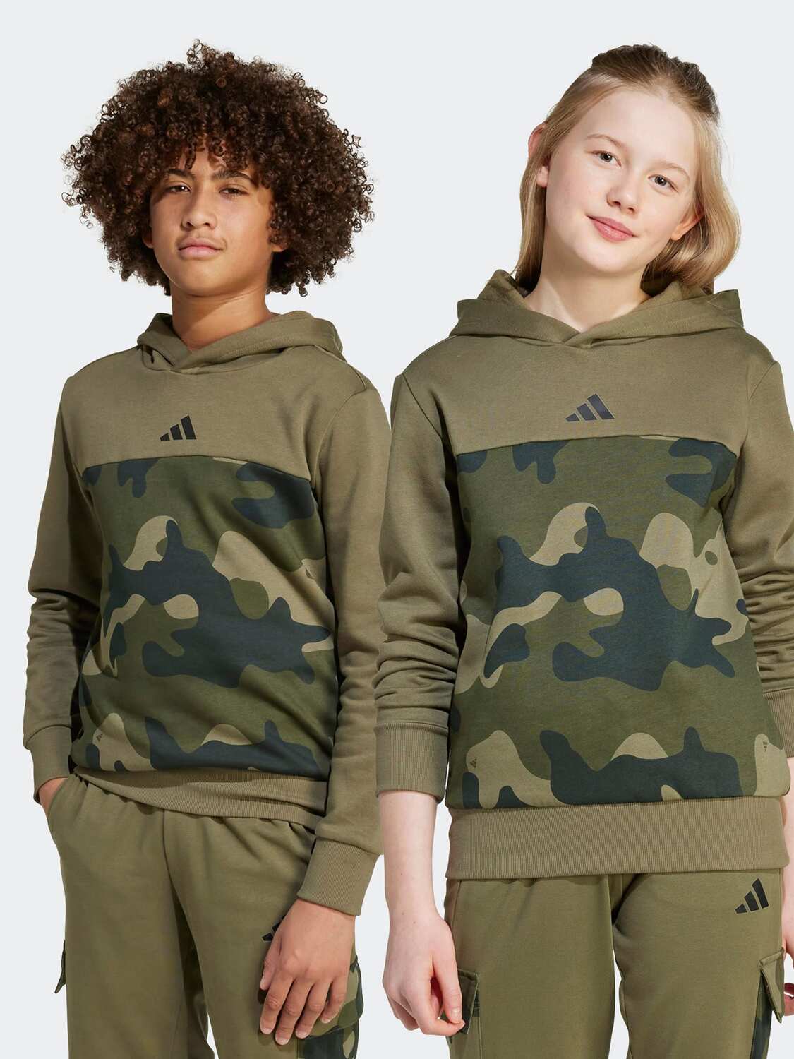 Adidas Sportswear Зеленый спортивный худи на молнии — фото 2
