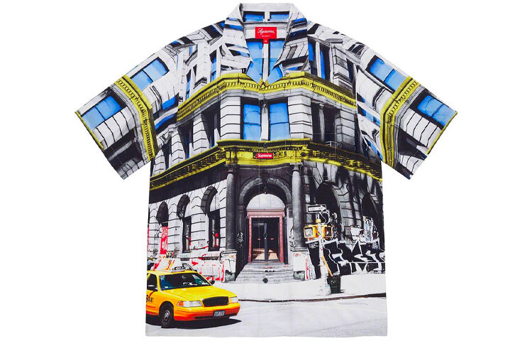 

SS21 Рубашка унисекс Supreme, красный