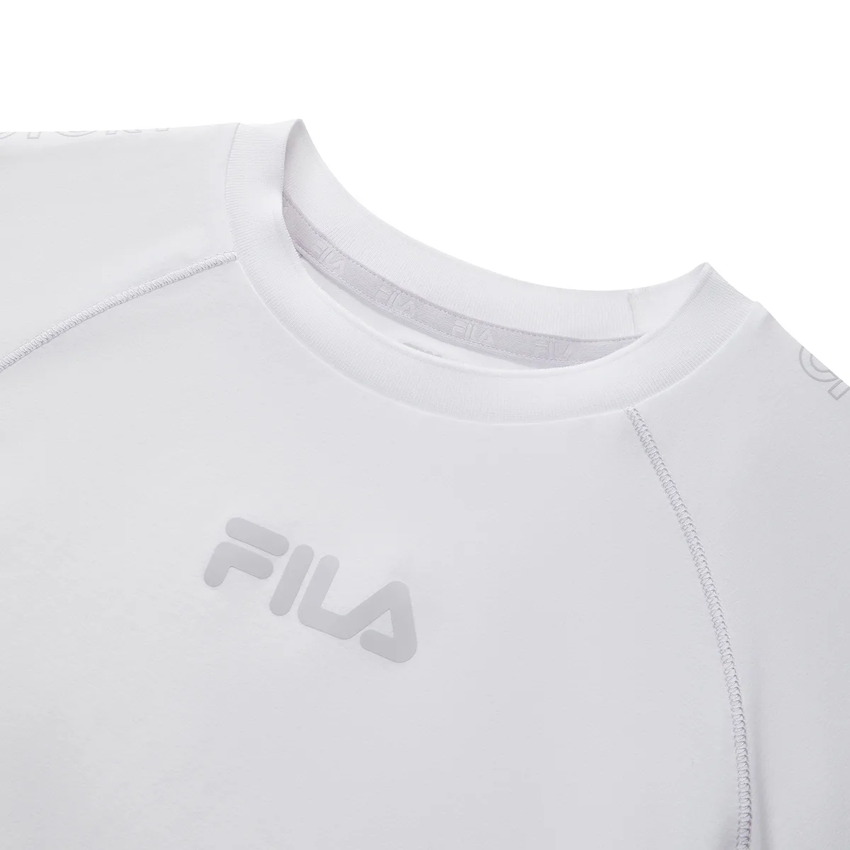 FILA KIDS Футболка с коротким рукавом performance fpf стандартная белая детская — фото 4
