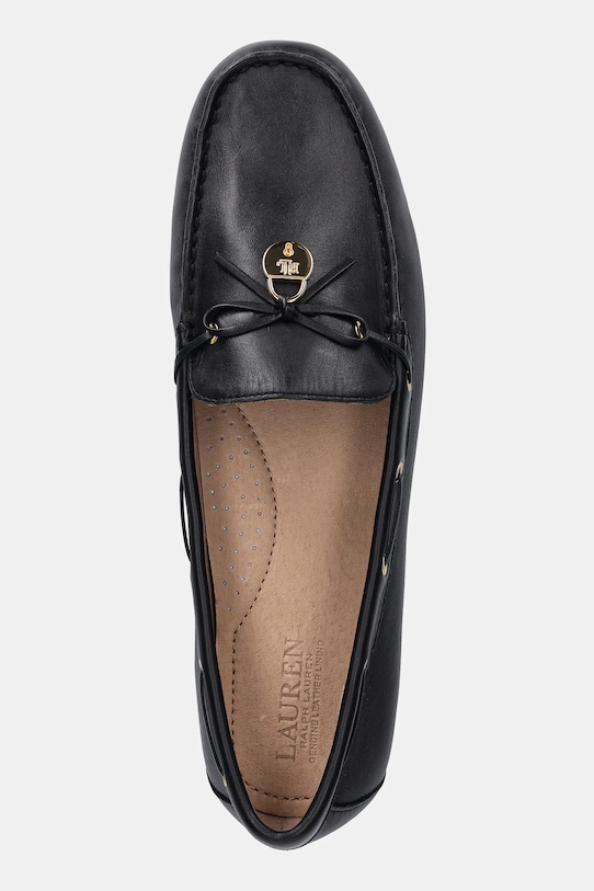 Кожаные мокасины Wylie Lauren Ralph Lauren, черный — фото 4