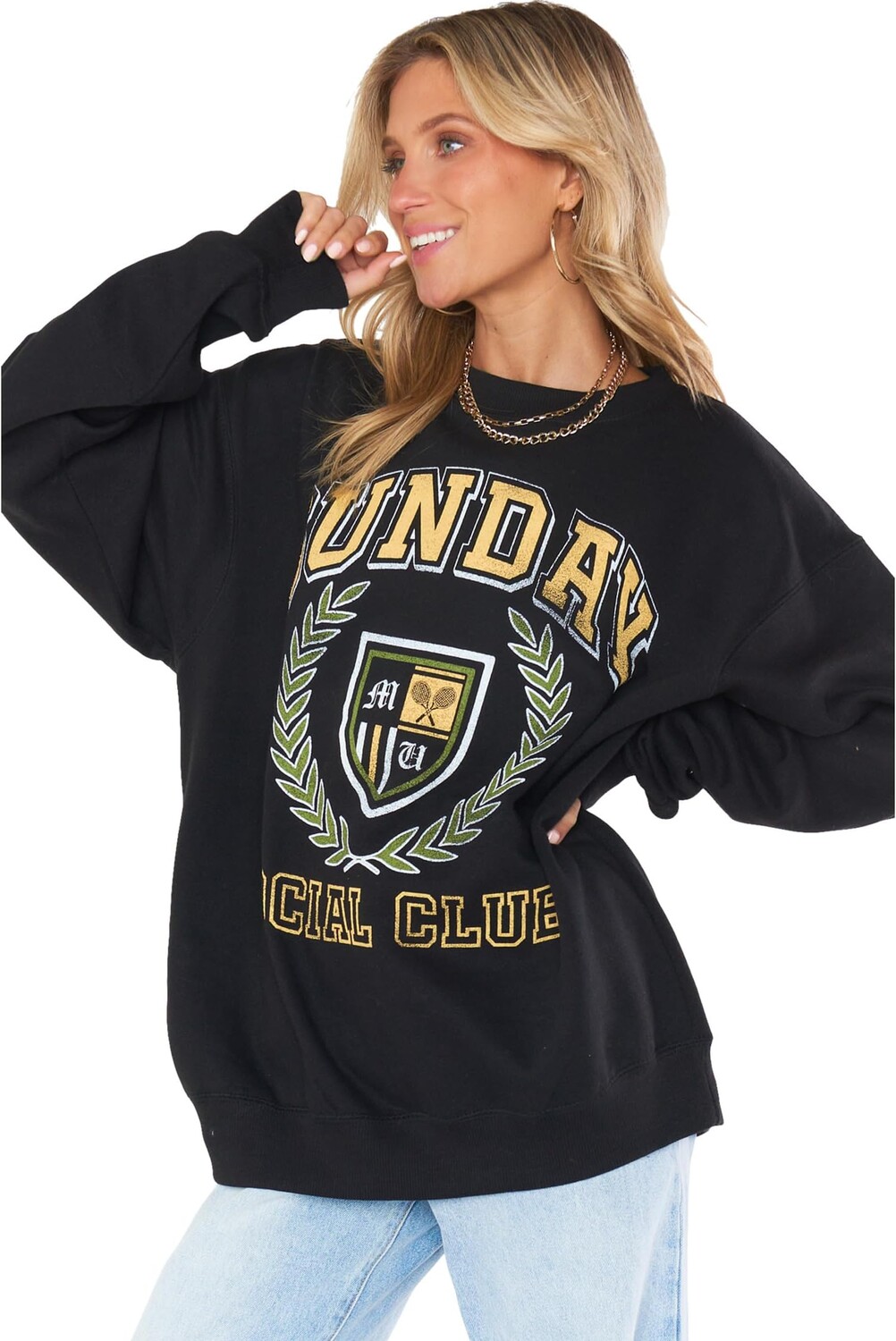 

Толстовка Show Me Your Mumu Stanley Sweatshirt, цвет Sunday Social Graphic