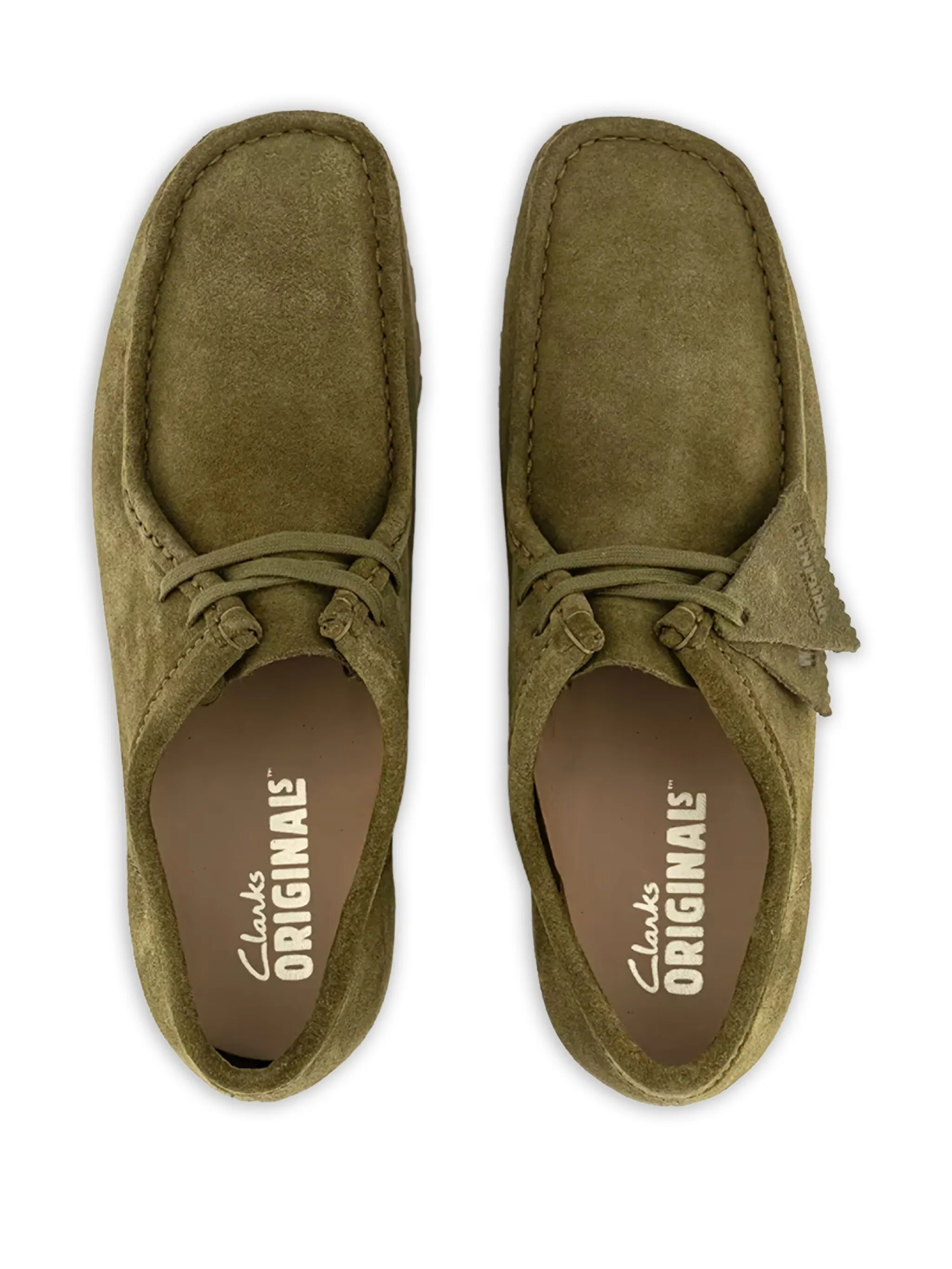 Ботинки Wallabee RB на шнуровке Clarks Originals, зеленый — фото 4