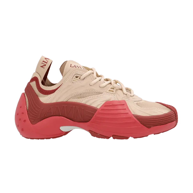 Кроссовки Lanvin Wmns Flash-X Sneakers Cherry Sand, красный