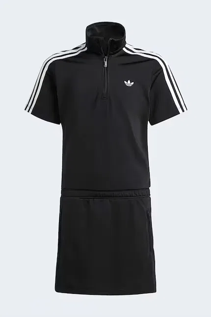 Платье детское с принтом Adidas Originals, черный — фото 2