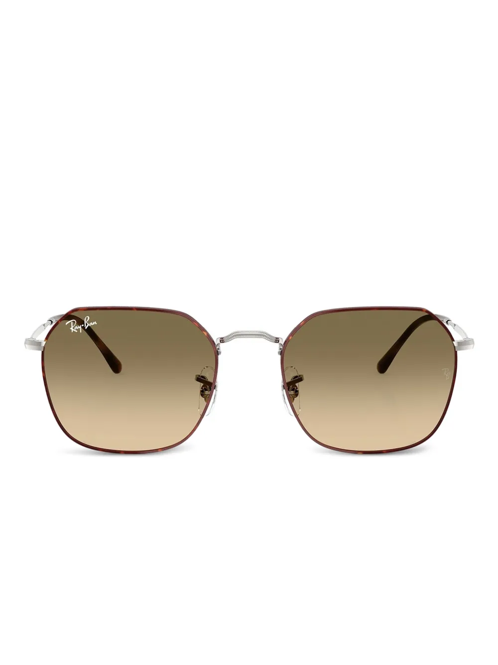 

Солнцезащитные очки Jim в металлической оправе Ray-Ban, коричневый