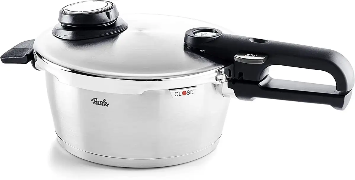 

Скороварка Fissler "Скороварка Vitavit premium", нержавеющая сталь 18/10, (3 шт.), индикатор блокировки, регулировка испарения, регулировка уровней приготовления Ø 18 см, цвет silberfarben