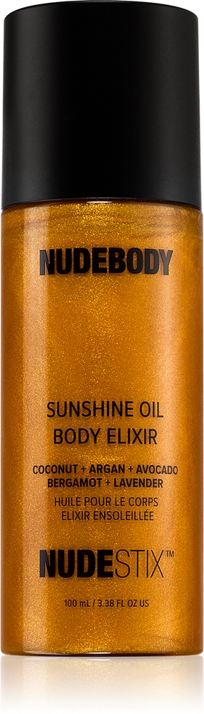 

Nudebody Sunshine Oil Body Elixir Увлажняющее масло для тела с мягким эффектом загара Nudestix, 100 мл