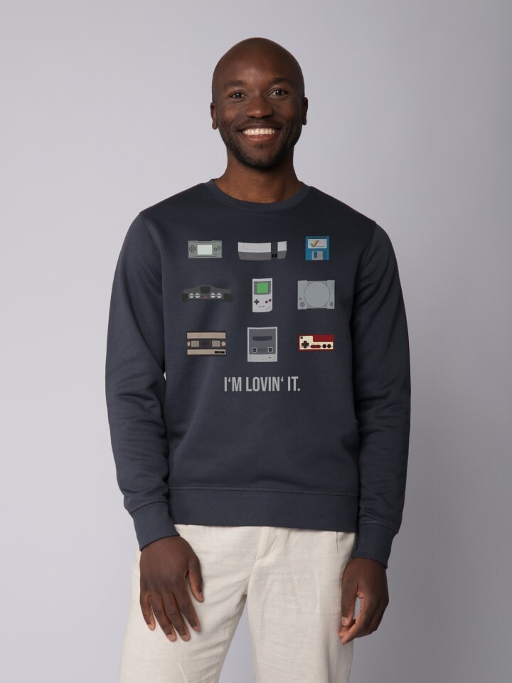 

Толстовка wat Apparel Videogames, цвет india ink grey