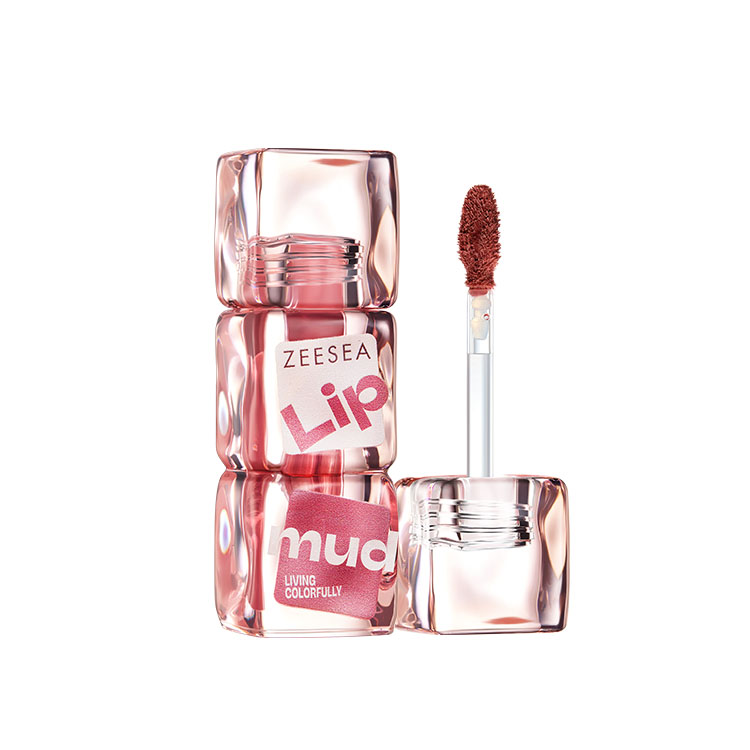 

Велюровая губная грязь small ice cube бальзам для губ velour легко растушевывается натуральный ZEESEA