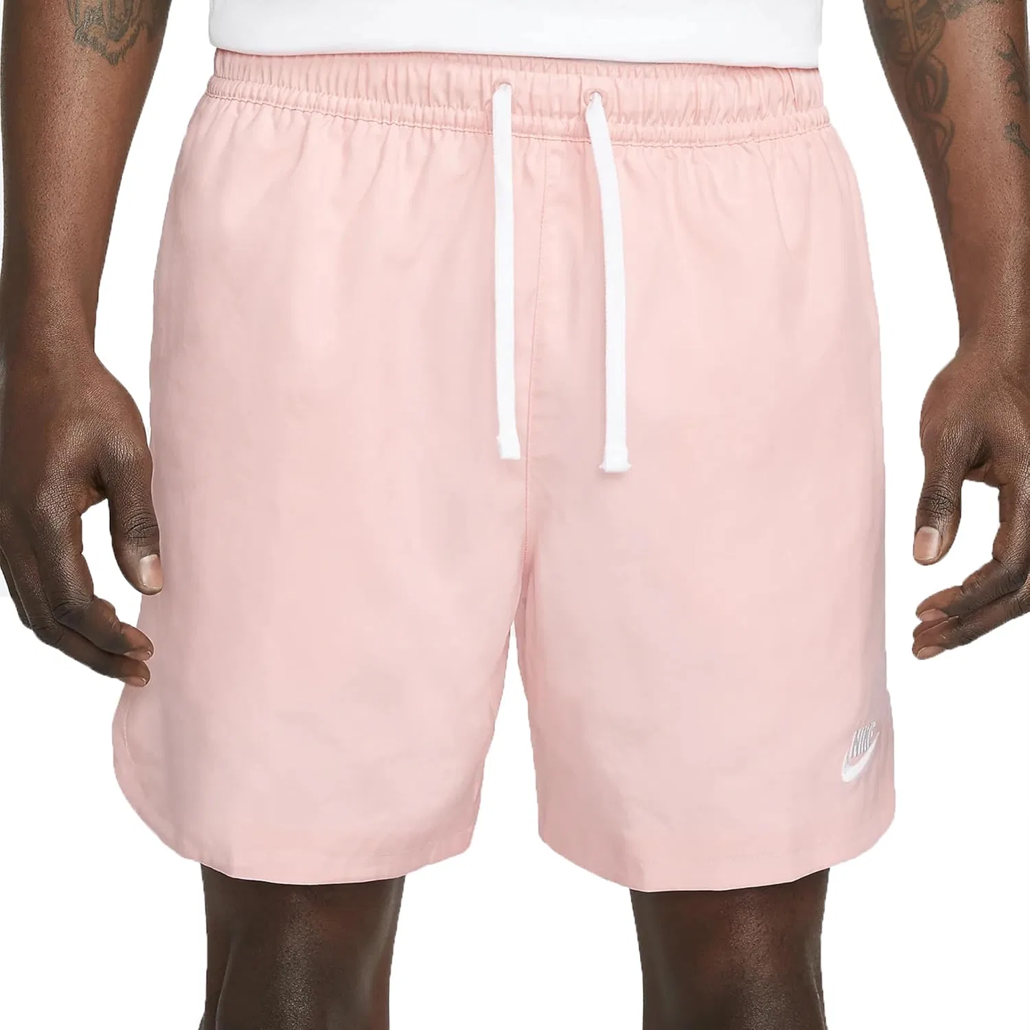 Шорты активные Nike Pink Bloom / White
