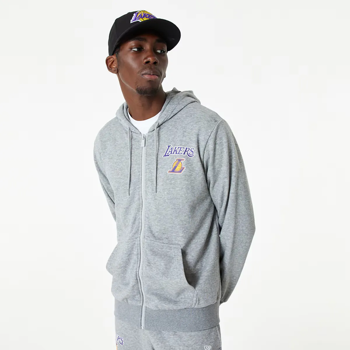 

Унисекс Лос-Анджелес Лейкерс NBA Essentials Новая эра Толстовка New Era, серый